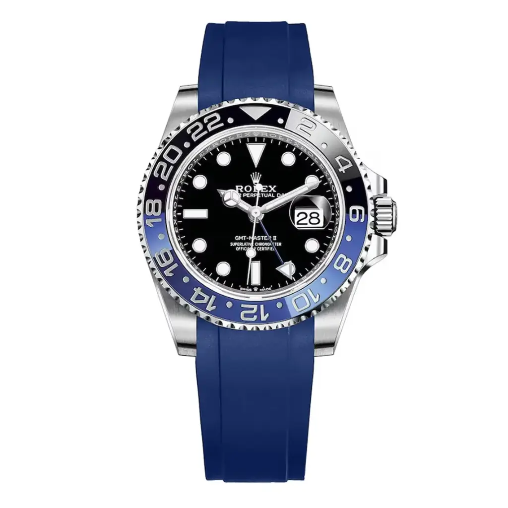 Rolex GMT-Master II FKM Rubber Strap – Blue