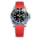 Rolex GMT-Master II FKM Rubber Strap – Red