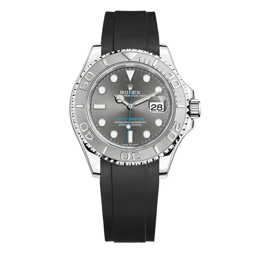 Rolex Yacht-Master FKM Rubber Strap – Black