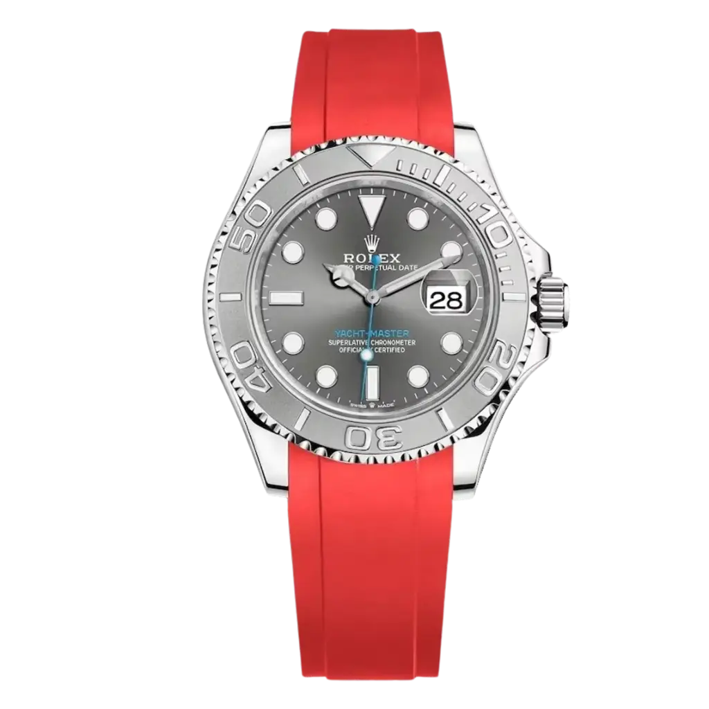 Rolex Yacht-Master Rubber Strap – Red