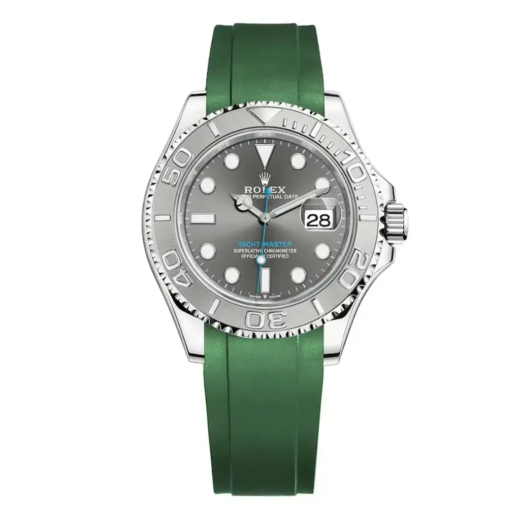 Rolex Yacht-Master FKM Rubber Strap – Green