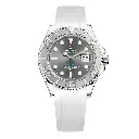 Rolex Yacht-Master FKM Rubber Strap – White