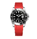 Rolex Submariner FKM Rubber Strap – Red