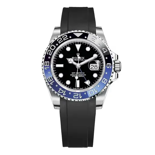 Rolex GMT-Master II FKM Rubber Strap – Black
