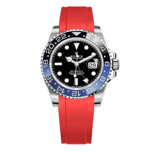 Rolex GMT-Master II FKM Rubber Strap – Red