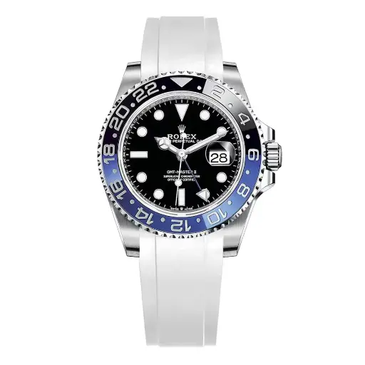 Rolex GMT-Master II FKM Rubber Strap – White