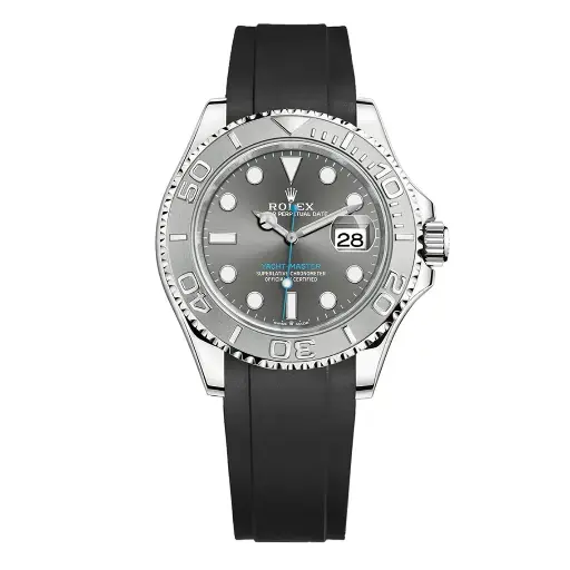 Rolex Yacht-Master FKM Rubber Strap – Black