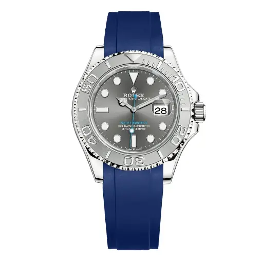 Rolex Yacht-Master Rubber Strap – Blue