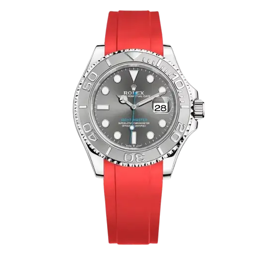 Rolex Yacht-Master Rubber Strap – Red