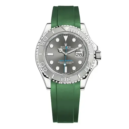 Rolex Yacht-Master FKM Rubber Strap – Green