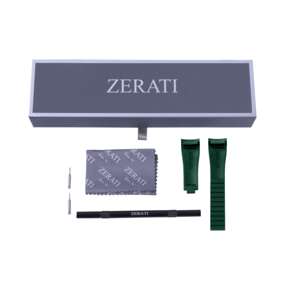 Rolex GMT-Master II FKM Rubber Strap - Green - Image 3